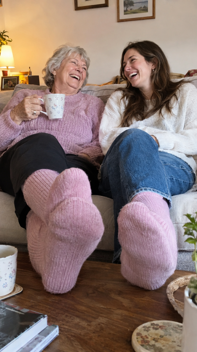 Customer photo of HugStep socks